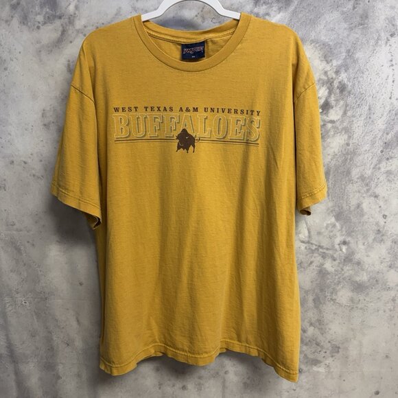 Vintage West Texas A&M Buffaloes T Shirt Mens XL 23.5x28 JanSport College - Picture 2 of 10